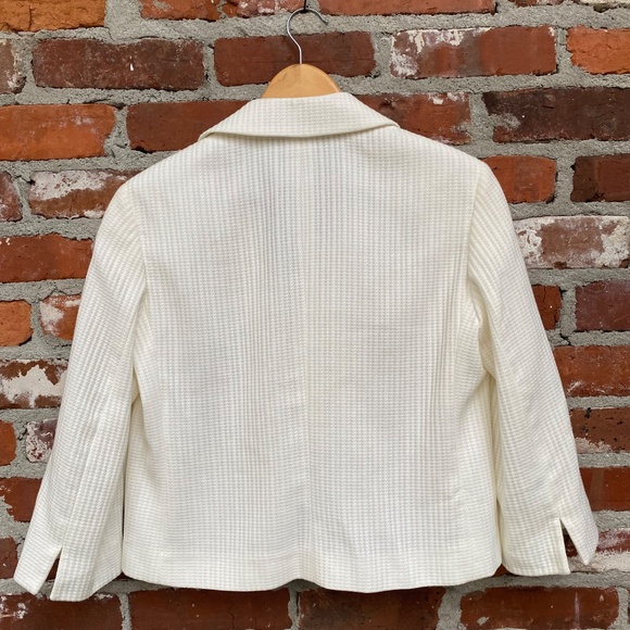 AKRIS Punto Linen Cotton‎ Blazer Size 8 - Picture 4 of 8